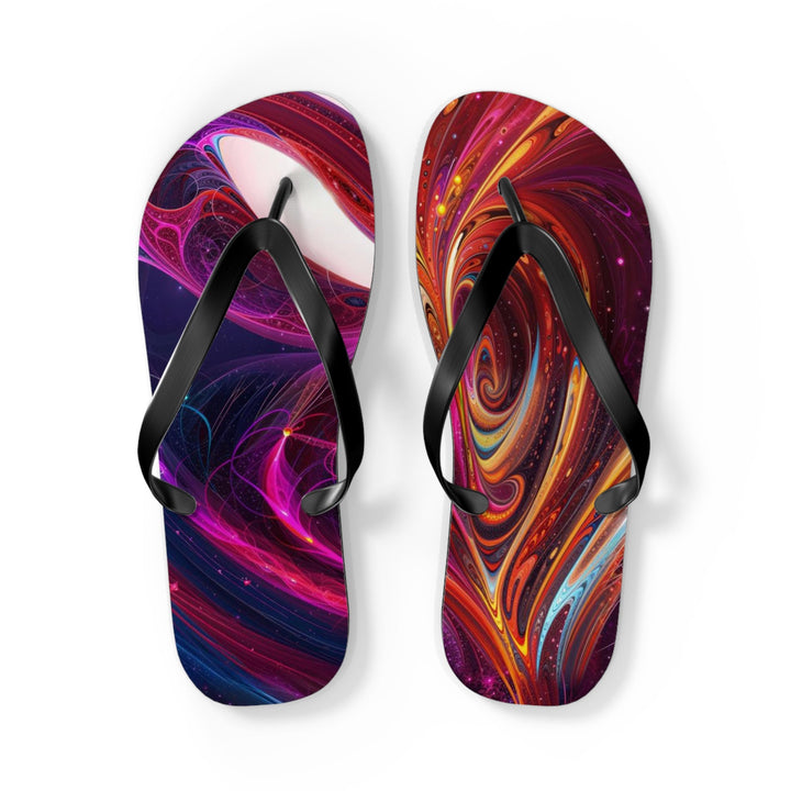 Cosmic Love Swirl - Flip Flops - Shoes - g(0D·IO) - L - Black sole -