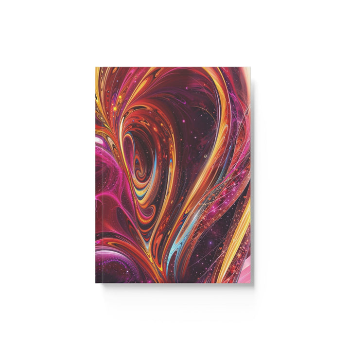 Cosmic Love Swirl - Hard Backed Journal - Paper products - g(0D·IO) - Graph - A5 - White