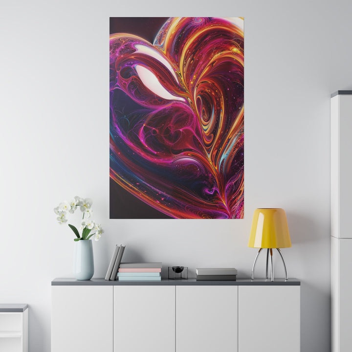 Cosmic Love Swirl - Matte Canvas - Canvas - g(0D·IO) - 32" x 32" (Square) - 0.75'' -