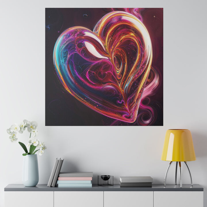 Cosmic Love Swirl - Matte Canvas - Canvas - g(0D·IO) - 32" x 32" (Square) - 0.75'' -