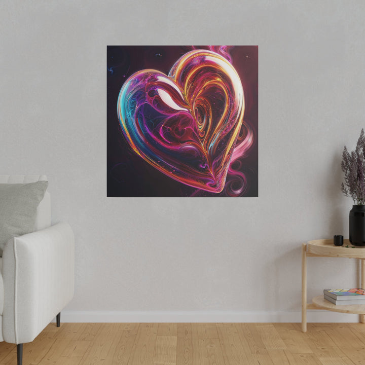 Cosmic Love Swirl - Matte Canvas - Canvas - g(0D·IO) - 32" x 32" (Square) - 0.75'' -