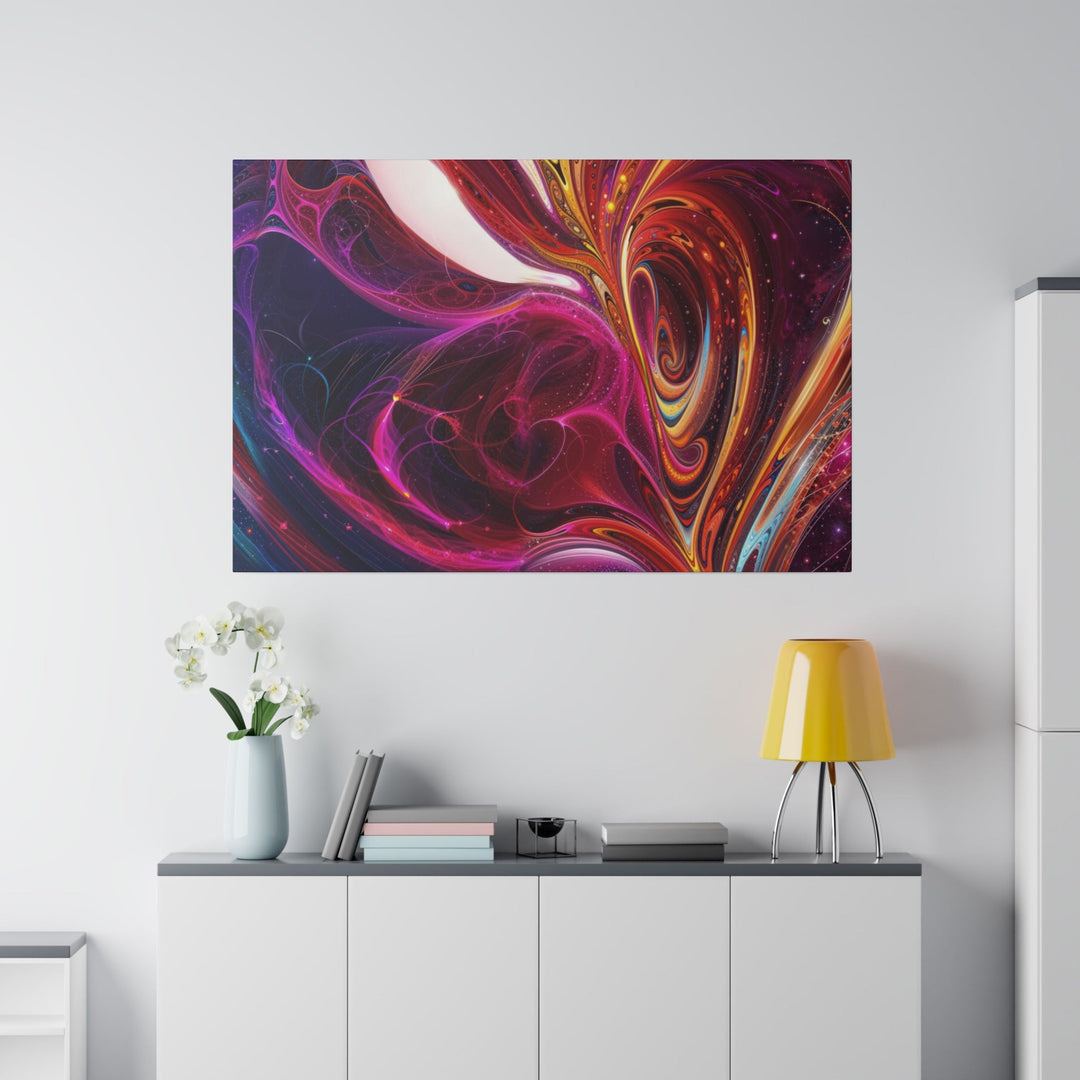 Cosmic Love Swirl - Matte Canvas - Canvas - g(0D·IO) - 32" x 32" (Square) - 0.75'' -