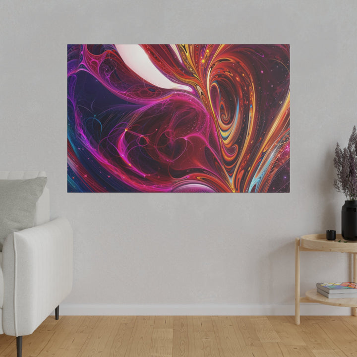 Cosmic Love Swirl - Matte Canvas - Canvas - g(0D·IO) - 32" x 32" (Square) - 0.75'' -