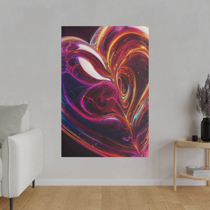 Cosmic Love Swirl - Matte Canvas - Canvas - g(0D·IO) - 32" x 32" (Square) - 0.75'' -