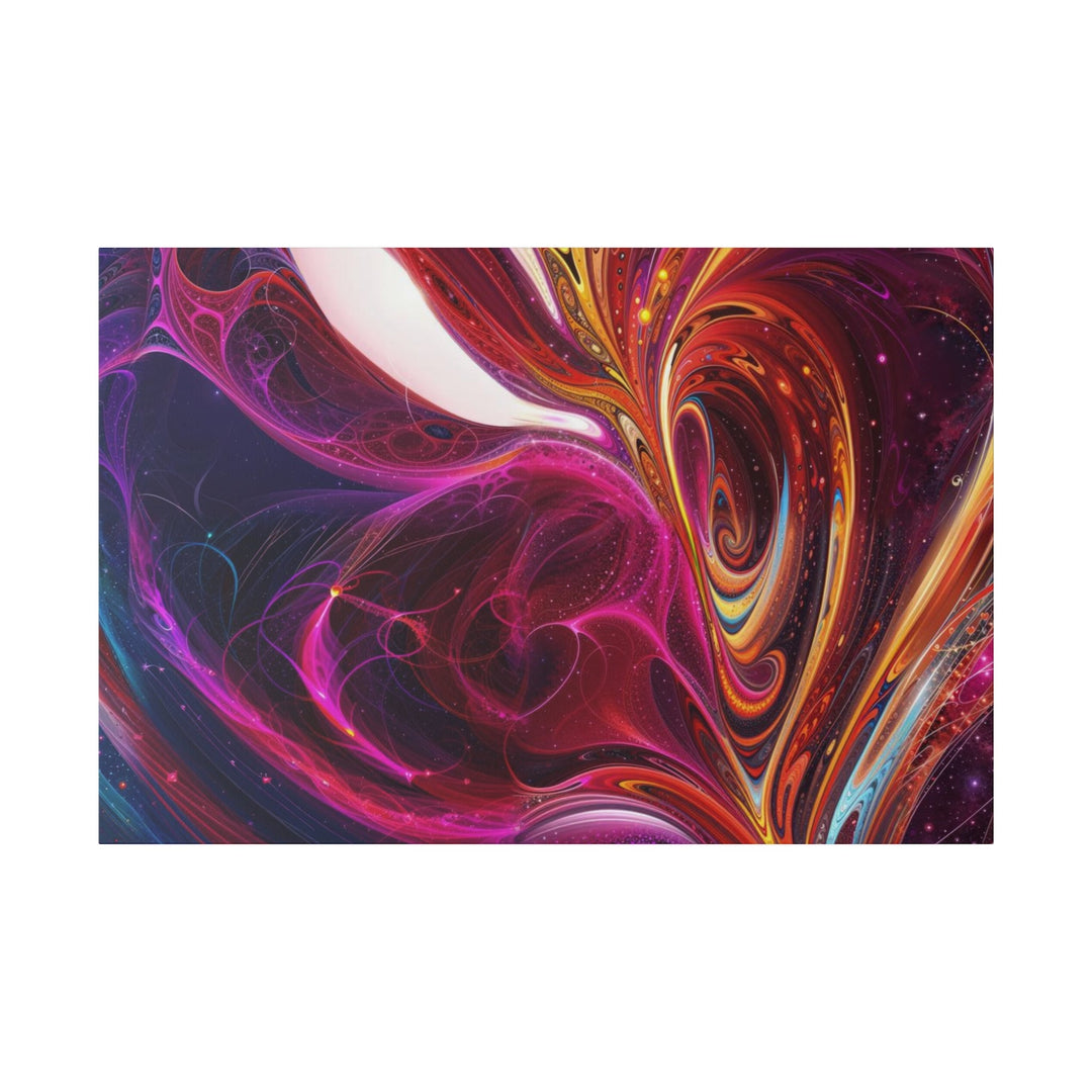 Cosmic Love Swirl - Matte Canvas - Canvas - g(0D·IO) - 48″ x 32″ (Horizontal) - 0.75'' -