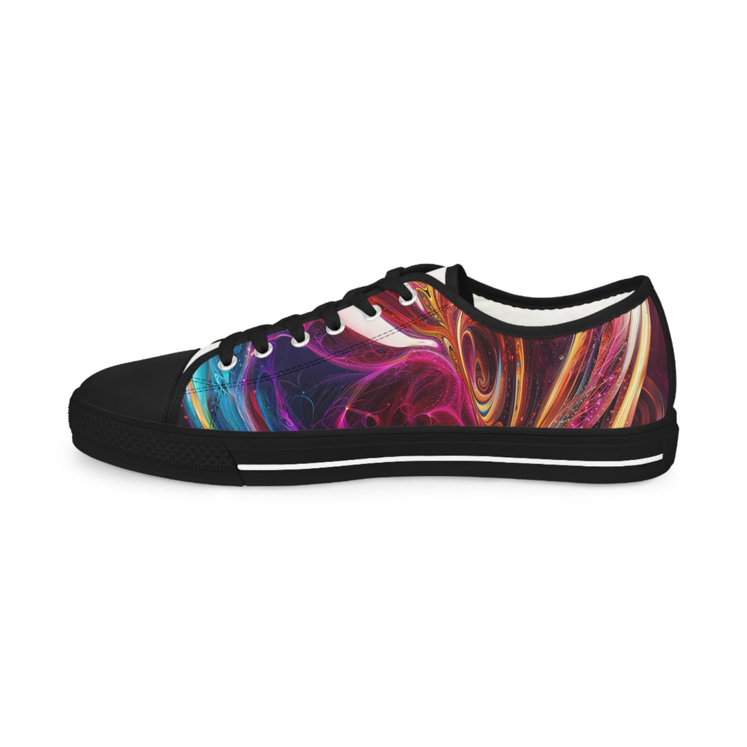 Cosmic Love Swirl - Men's Lowtop Sneakers - Shoes - g(0D·IO) - US 5 - Black sole -