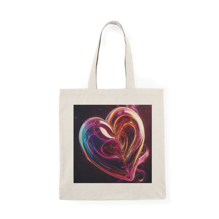 Cosmic Love Swirl - Natural Tote Bag - Bags - g(0D·IO) - 15" x 16" - Natural -