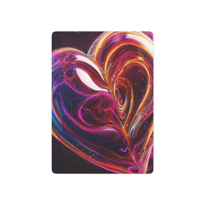 Cosmic Love Swirl - Poker Cards - Paper products - g(0D·IO) - 2.47" x 3.47" - White - Semi Glossy