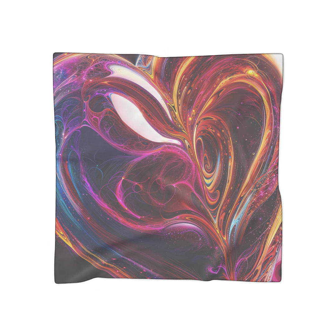 Cosmic Love Swirl - Poly Scarf - Accessories - g(0D·IO) - Poly chiffon - 50" × 50" -