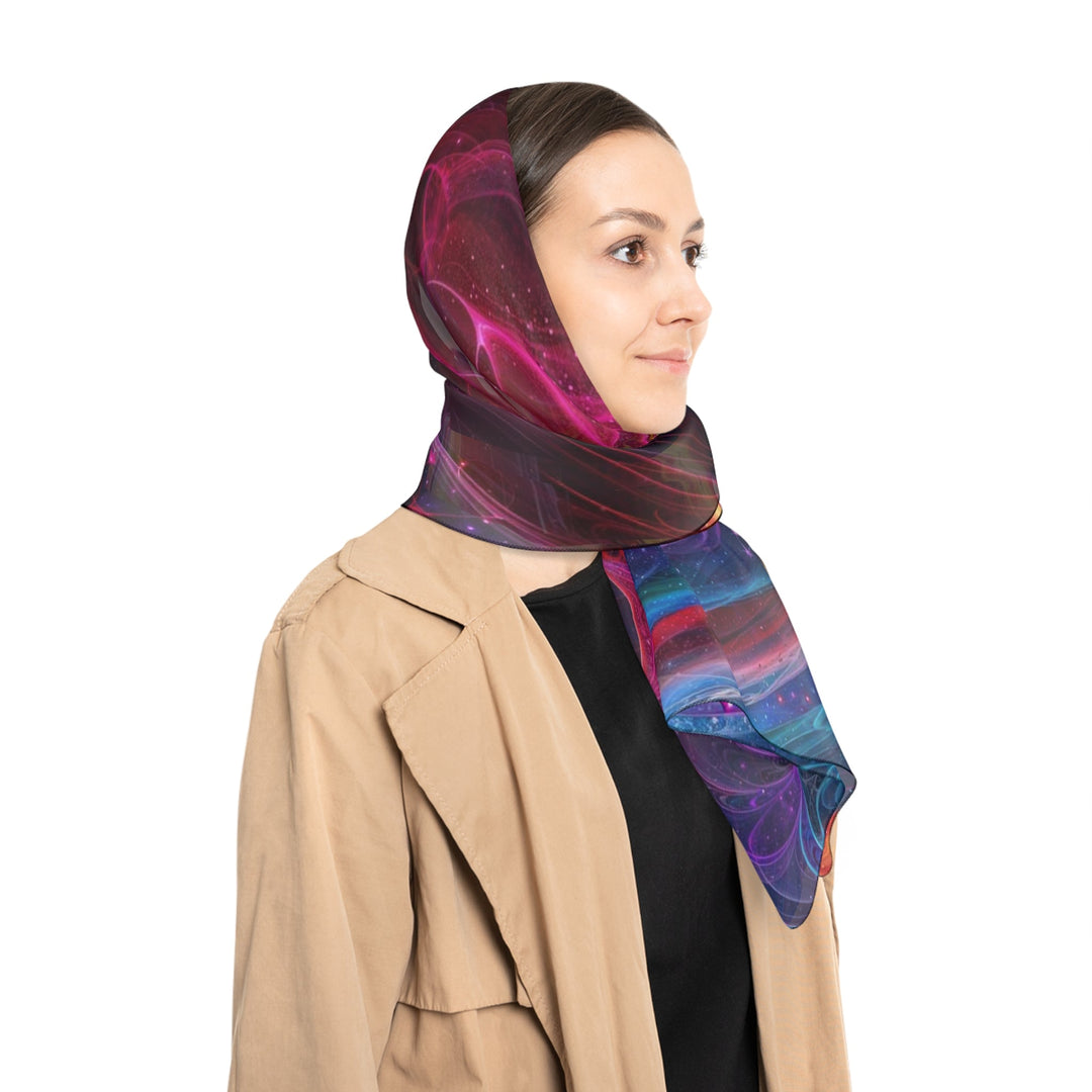 Cosmic Love Swirl - Poly Scarf - Accessories - g(0D·IO) - Poly chiffon - 50" × 50" -