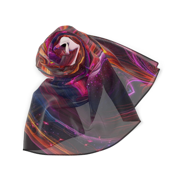 Cosmic Love Swirl - Poly Scarf - Accessories - g(0D·IO) - Poly chiffon - 50" × 50" -