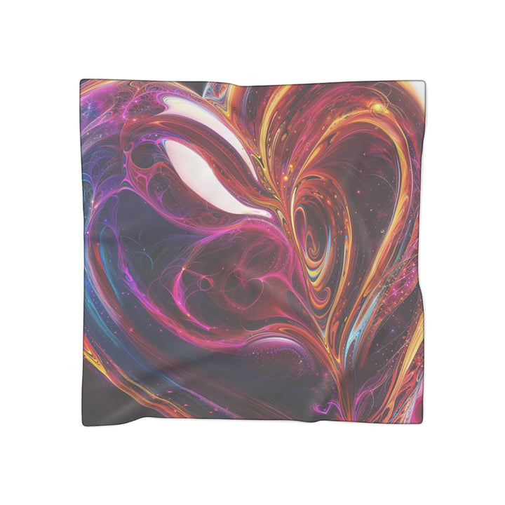 Cosmic Love Swirl - Poly Scarf - Accessories - g(0D·IO) - Poly chiffon - 25" × 25" -