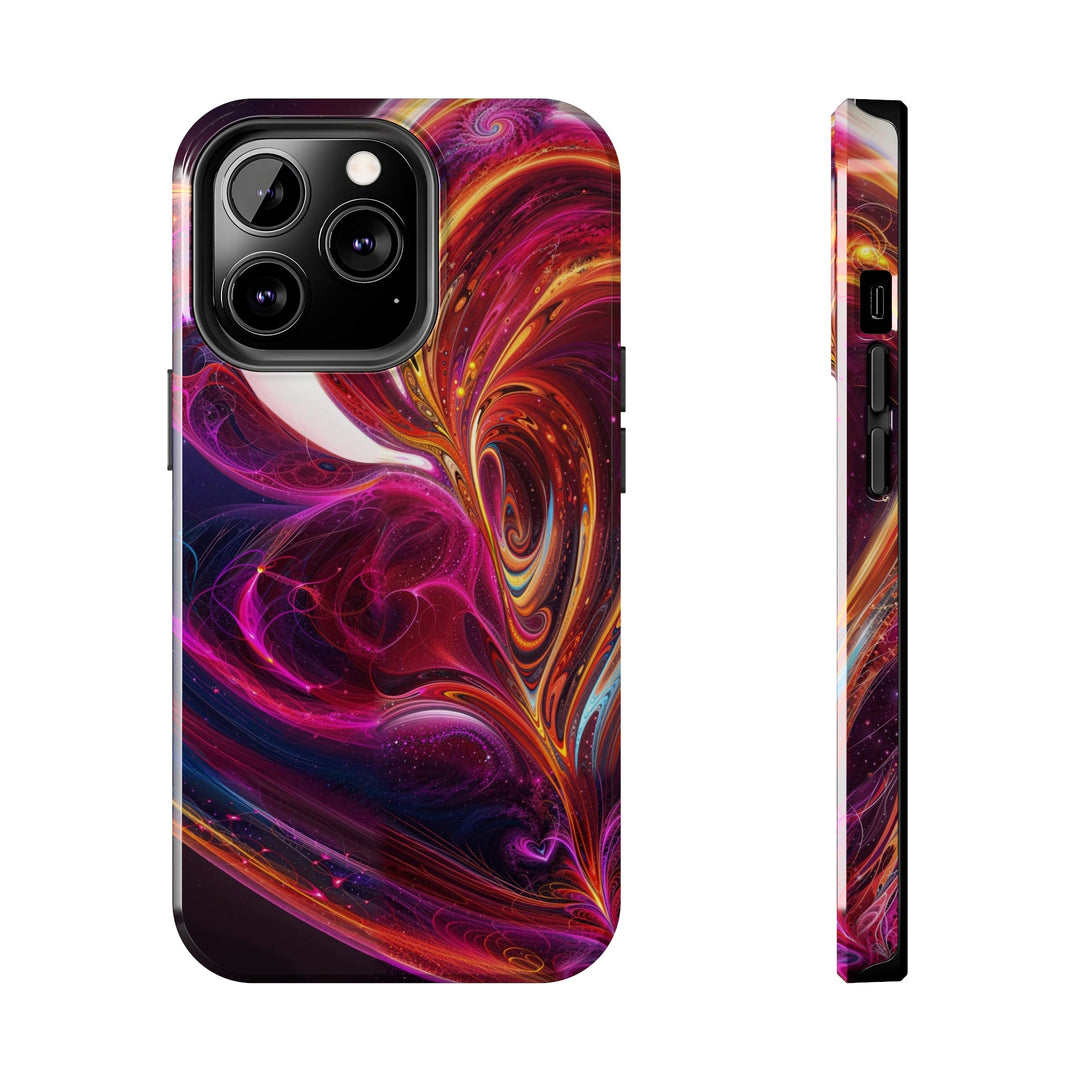 Cosmic Love Swirl - Tough Phone Case - Phone Case - g(0D·IO) - iPhone 13 Pro - -