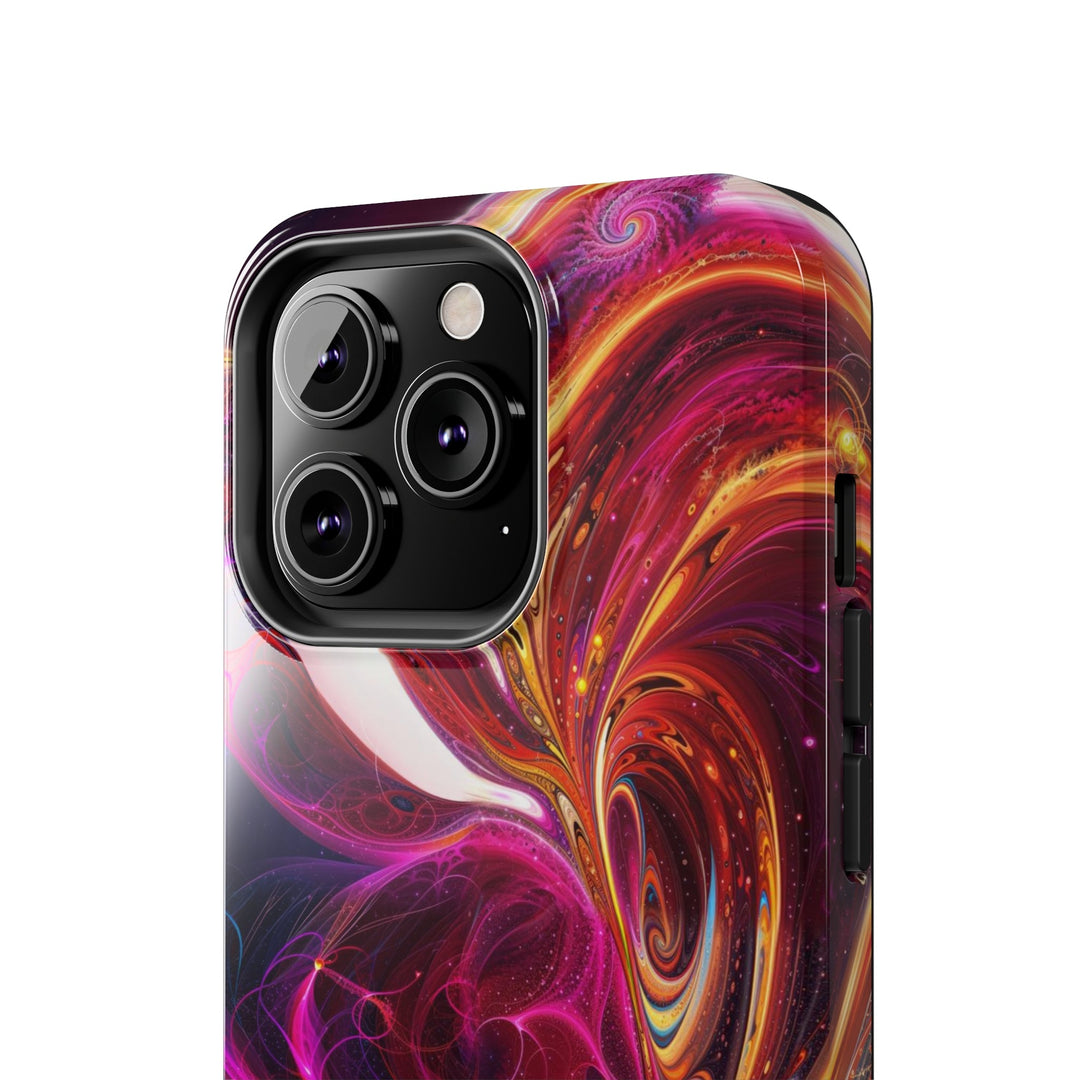 Cosmic Love Swirl - Tough Phone Case - Phone Case - g(0D·IO) - iPhone 13 Mini - -