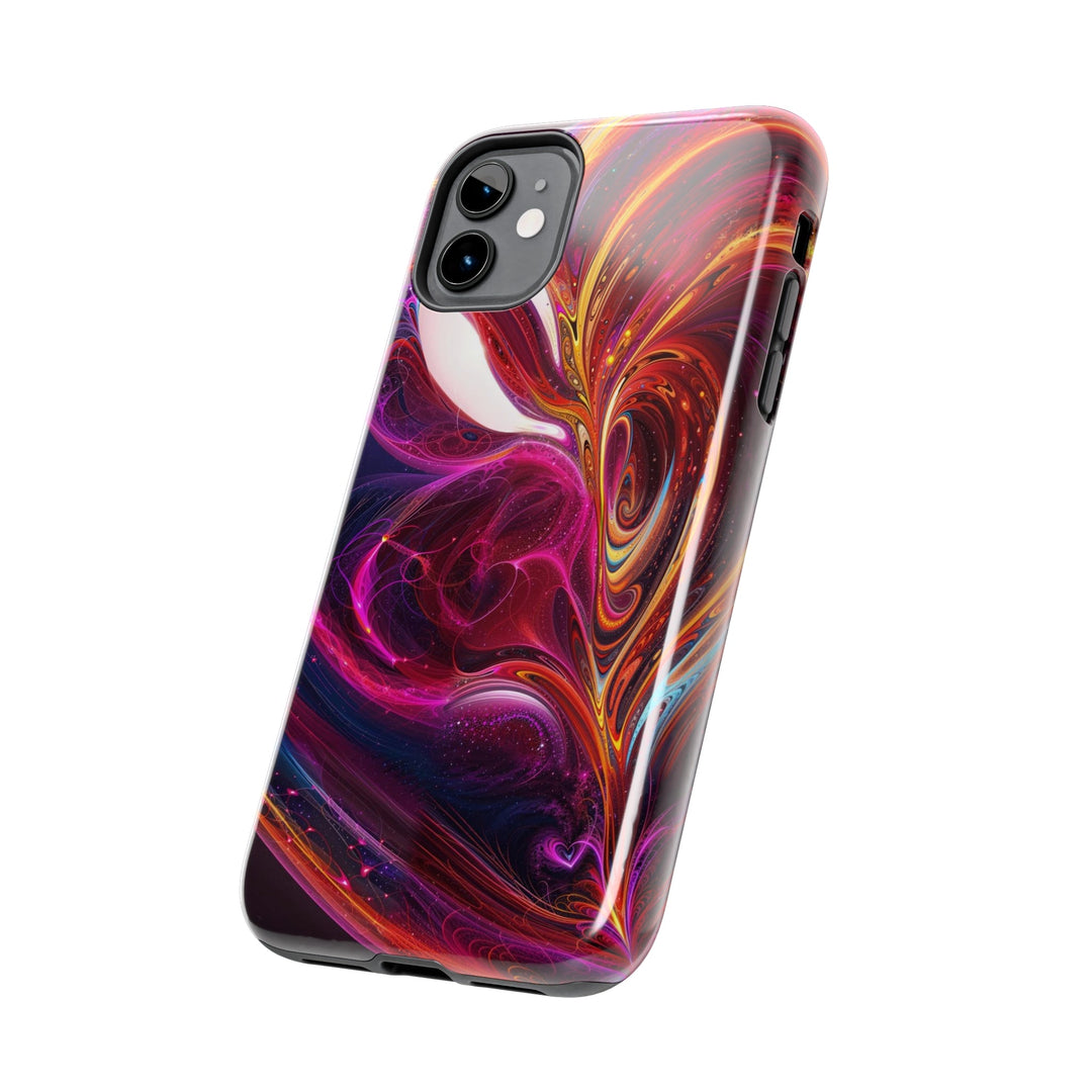 Cosmic Love Swirl - Tough Phone Case - Phone Case - g(0D·IO) - iPhone 13 Mini - -