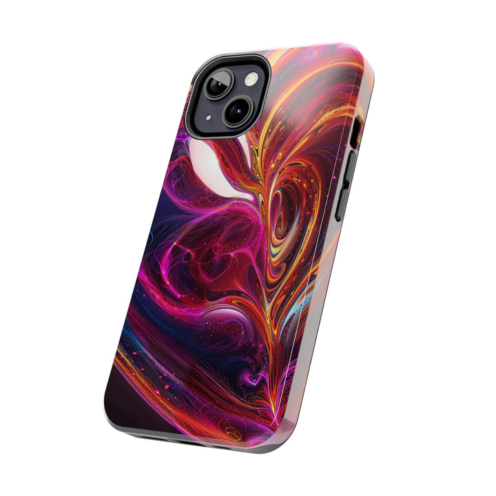 Cosmic Love Swirl - Tough Phone Case - Phone Case - g(0D·IO) - iPhone 13 Mini - -