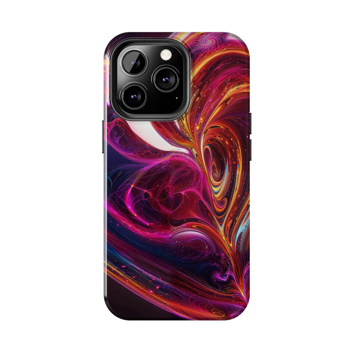 Cosmic Love Swirl - Tough Phone Case - Phone Case - g(0D·IO) - iPhone 13 Mini - -