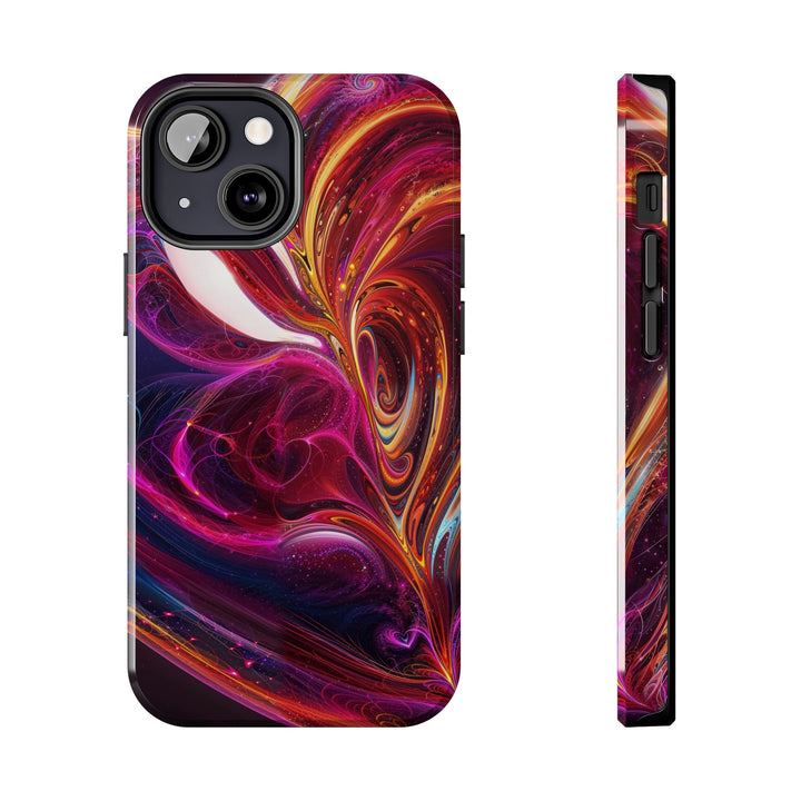 Cosmic Love Swirl - Tough Phone Case - Phone Case - g(0D·IO) - iPhone 13 Mini - -