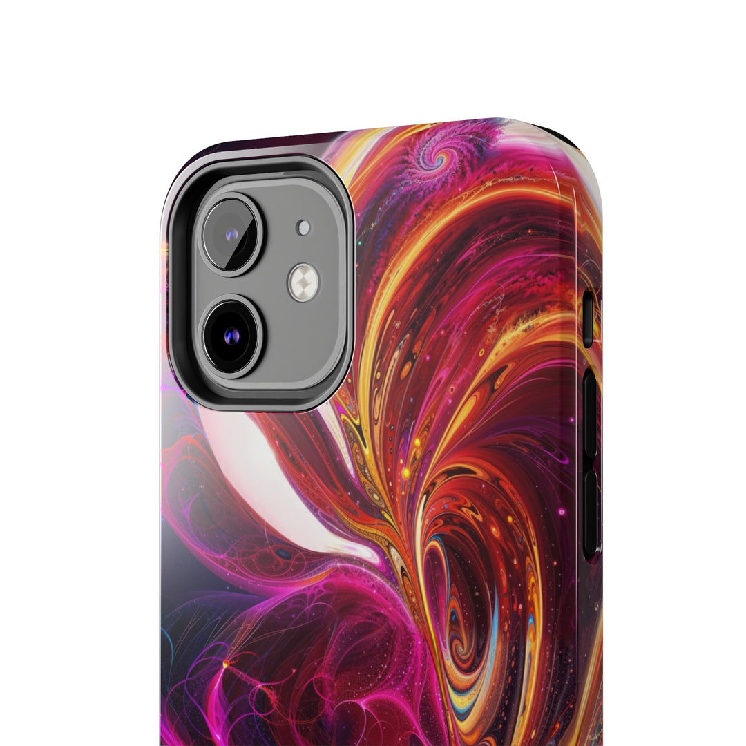 Cosmic Love Swirl - Tough Phone Case - Phone Case - g(0D·IO) - iPhone 13 Mini - -