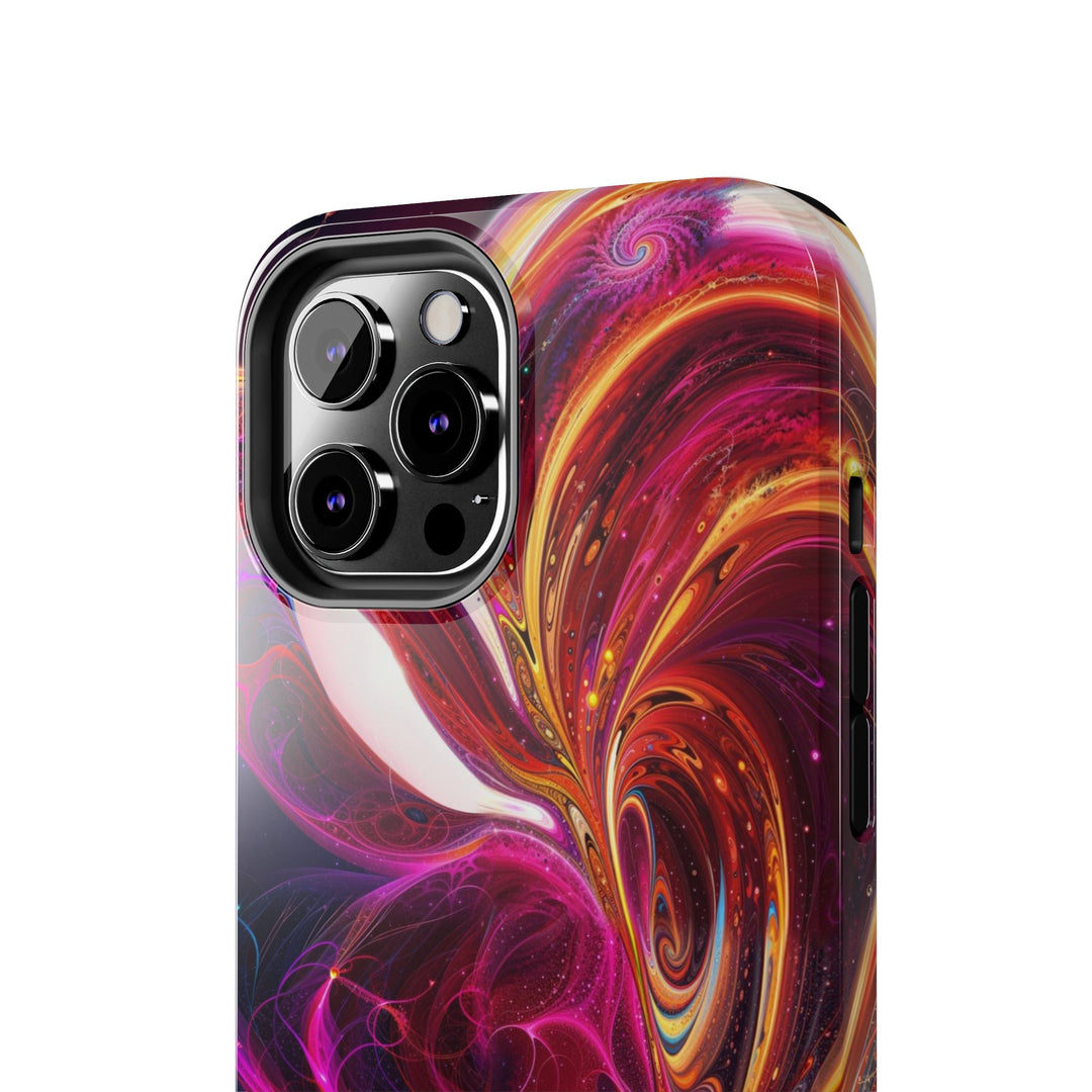 Cosmic Love Swirl - Tough Phone Case - Phone Case - g(0D·IO) - iPhone 13 Mini - -