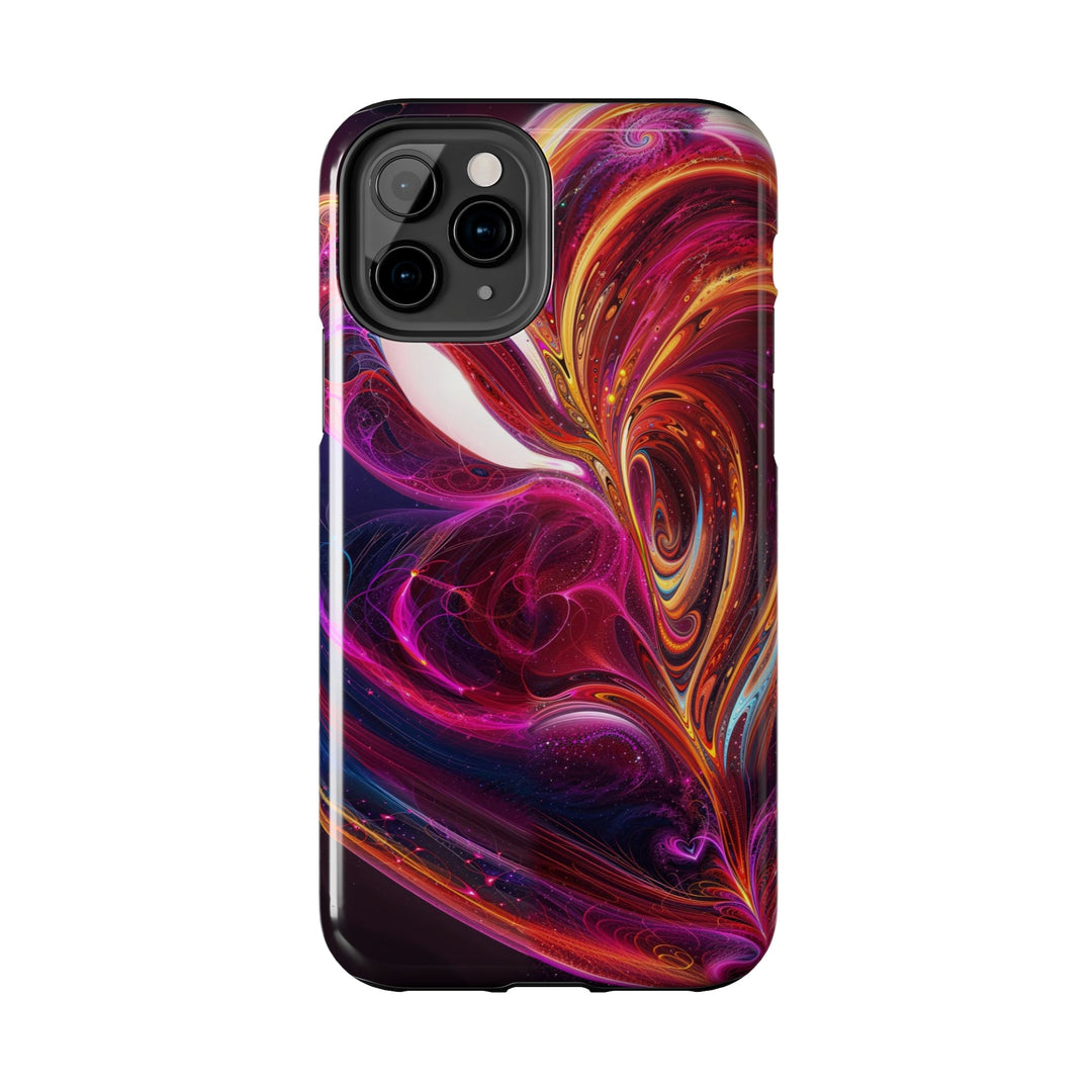 Cosmic Love Swirl - Tough Phone Case - Phone Case - g(0D·IO) - iPhone 13 Mini - -