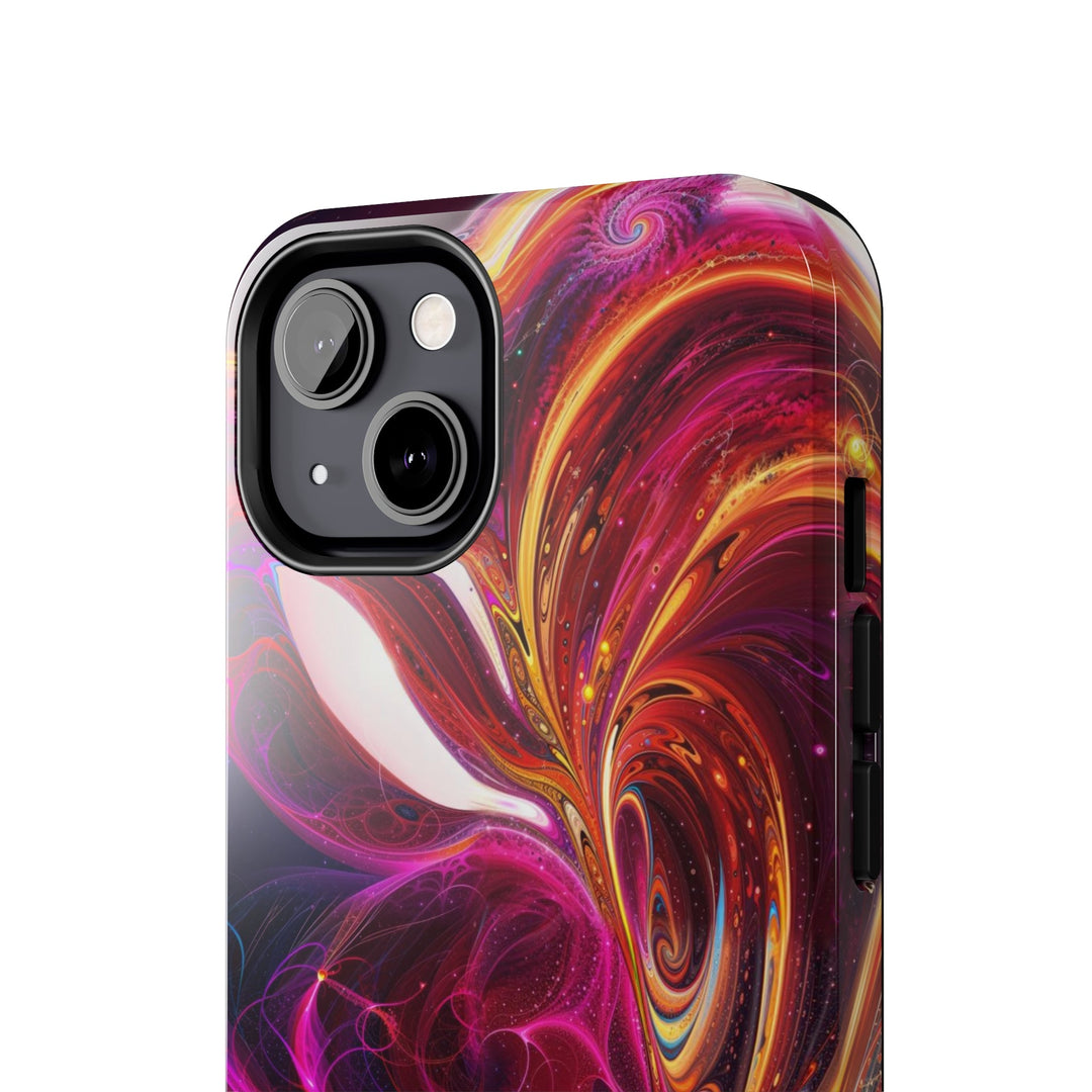 Cosmic Love Swirl - Tough Phone Case - Phone Case - g(0D·IO) - iPhone 13 Mini - -