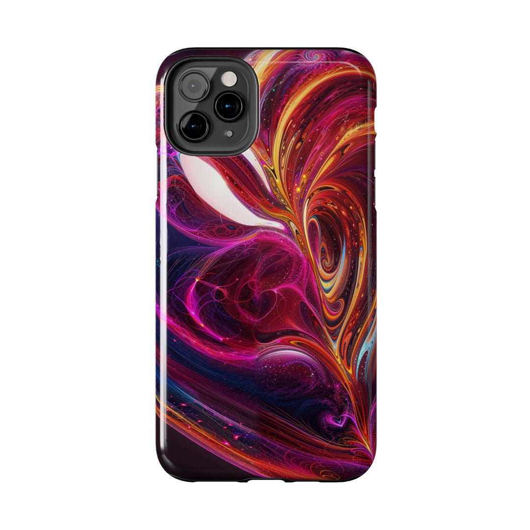 Cosmic Love Swirl - Tough Phone Case - Phone Case - g(0D·IO) - iPhone 13 Mini - -