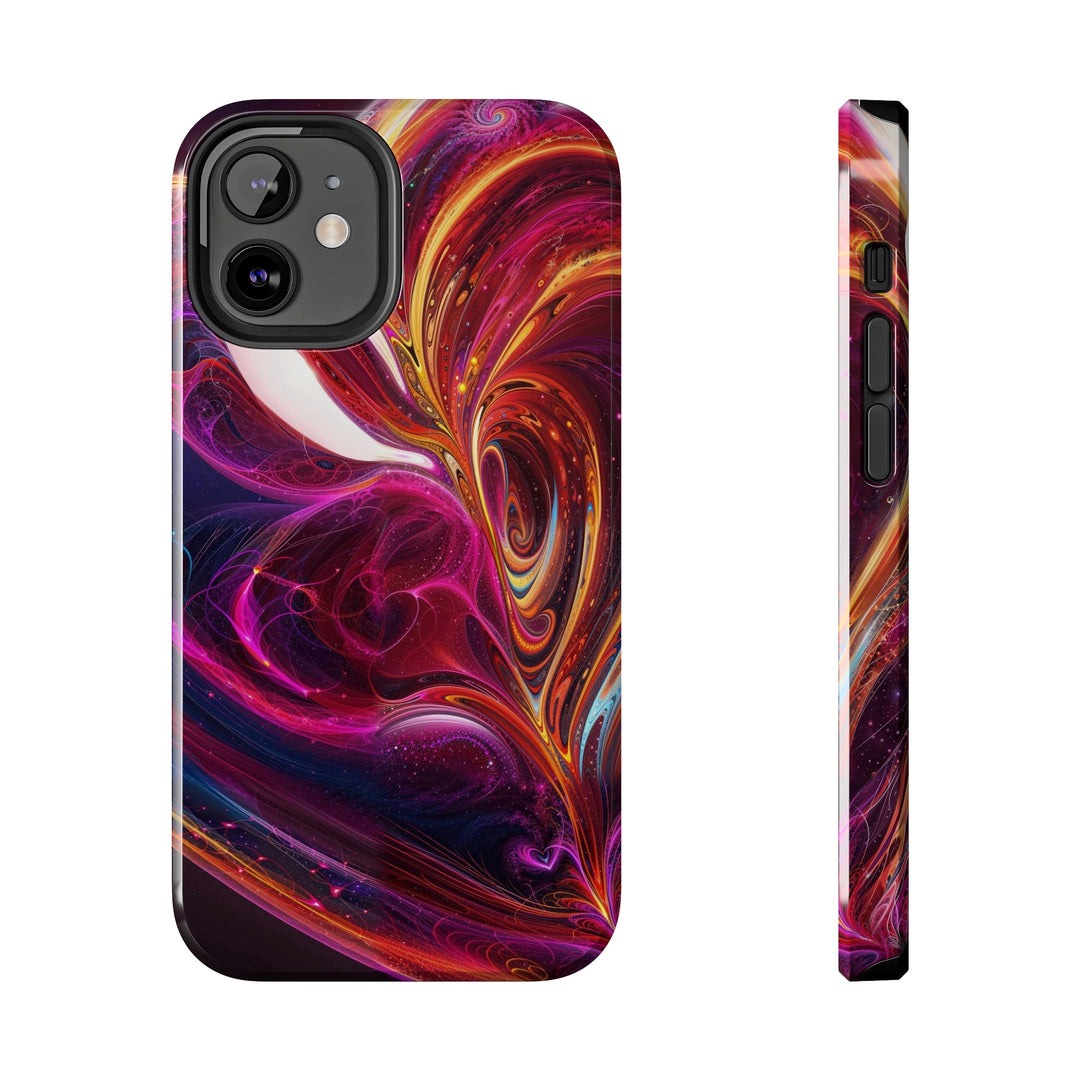 Cosmic Love Swirl - Tough Phone Case - Phone Case - g(0D·IO) - iPhone 12 Mini - -