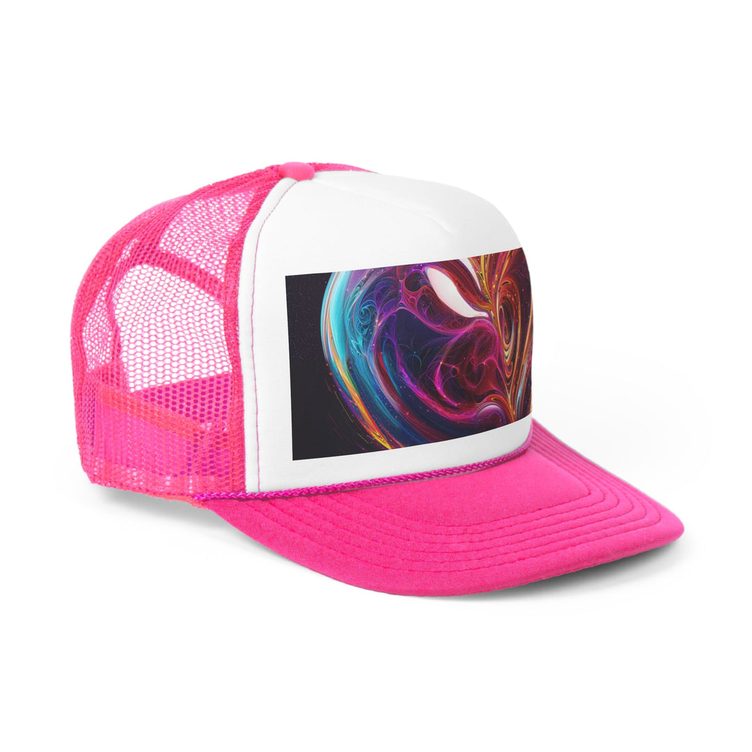 Cosmic Love Swirl - Trucker Hat - Hats - g(0D·IO) - Pink - One size -