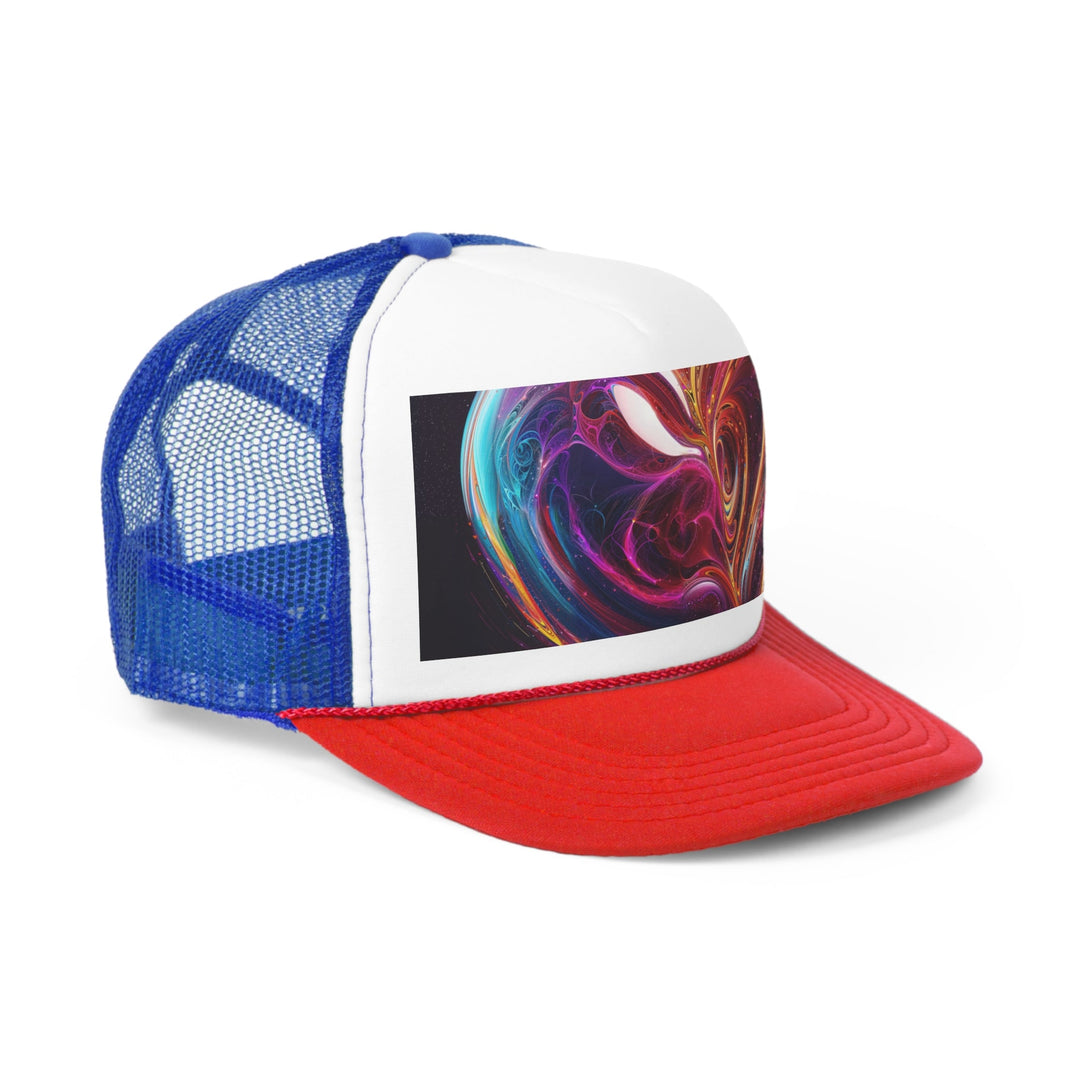 Cosmic Love Swirl - Trucker Hat - Hats - g(0D·IO) - Pink - One size -