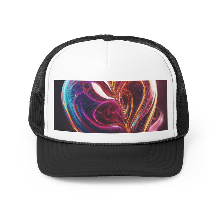 Cosmic Love Swirl - Trucker Hat - Hats - g(0D·IO) - Black - One size -