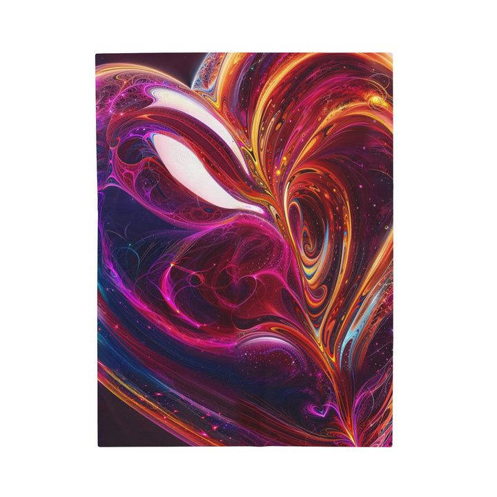 Cosmic Love Swirl - Velveteen Plush Blanket - All Over Prints - g(0D·IO) - 30" × 40" - -