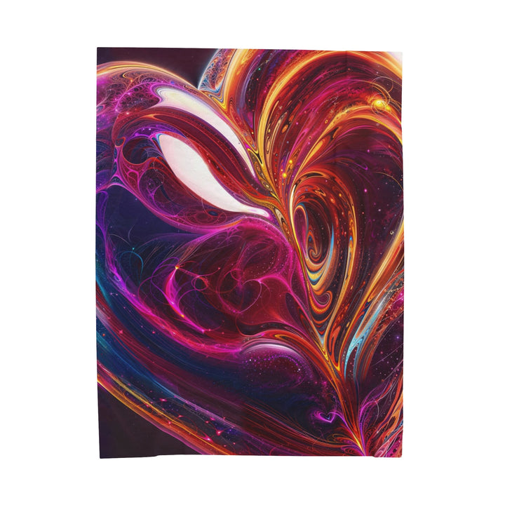 Cosmic Love Swirl - Velveteen Plush Blanket - All Over Prints - g(0D·IO) - 60" × 80" - -