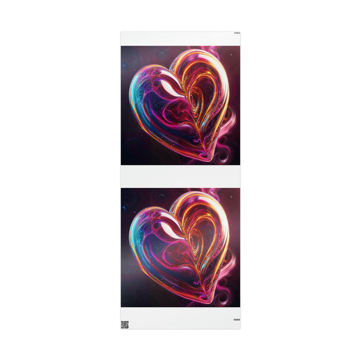 Cosmic Love Swirl - Wrapping Paper - Home Decor - g(0D·IO) - 30'' x 72'' - Glossy -