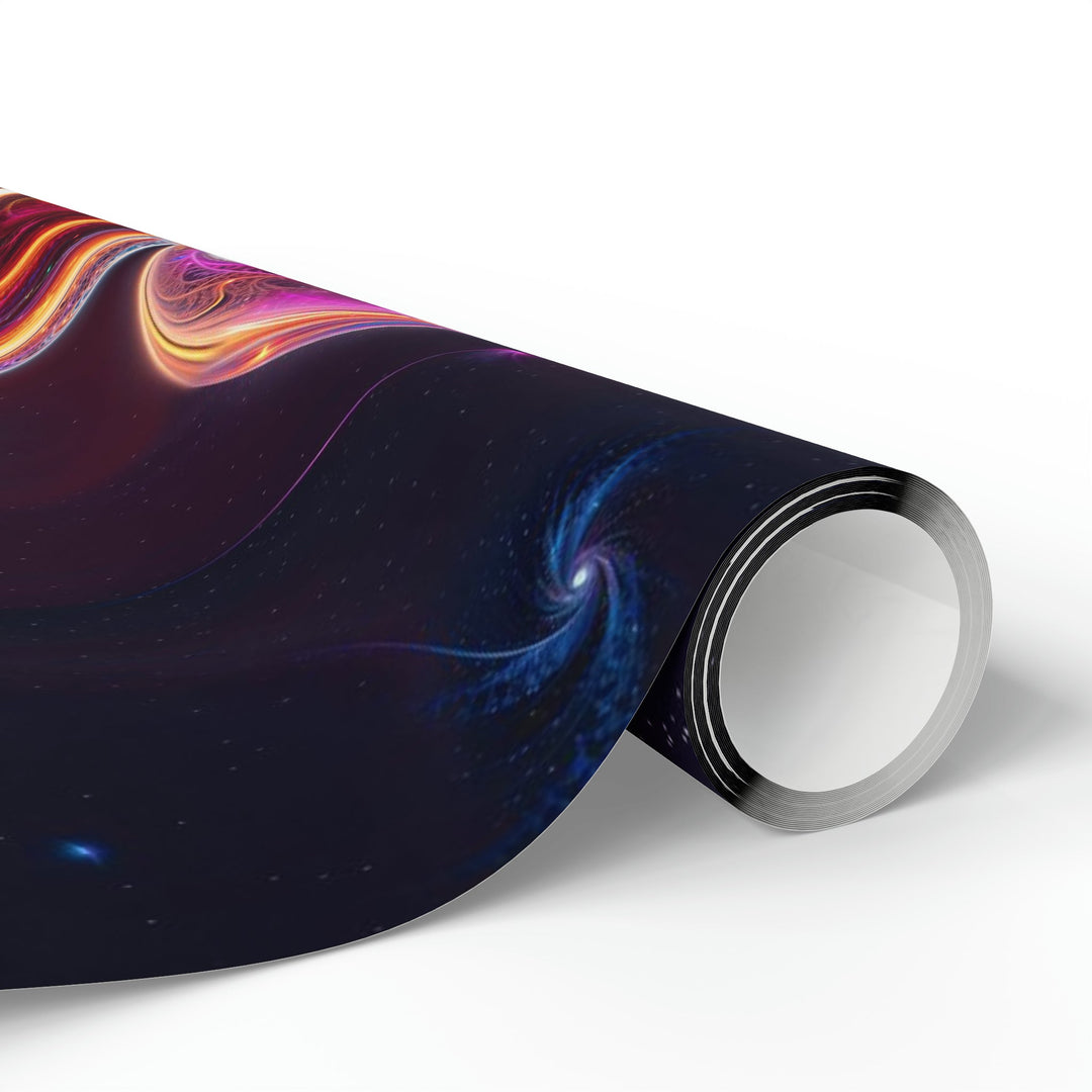 Cosmic Love Swirl - Wrapping Paper - Home Decor - g(0D·IO) - 30'' x 72'' - Matte -