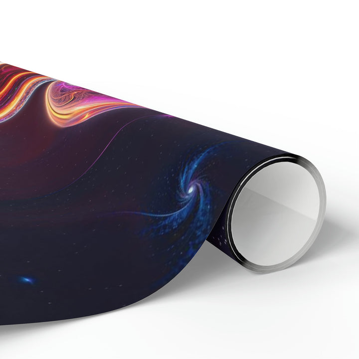 Cosmic Love Swirl - Wrapping Paper - Home Decor - g(0D·IO) - 30'' x 72'' - Matte -