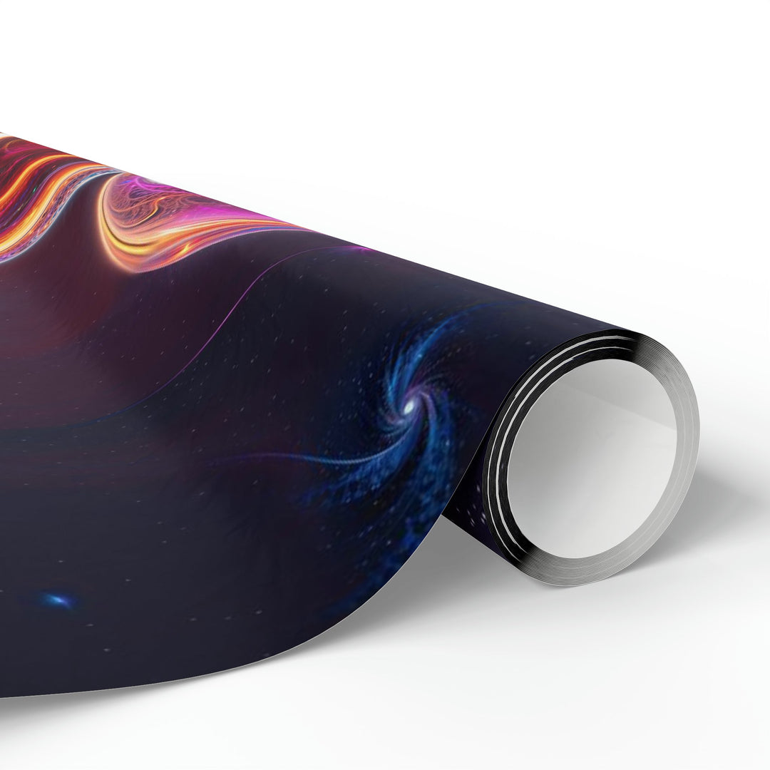 Cosmic Love Swirl - Wrapping Paper - Home Decor - g(0D·IO) - 30'' x 72'' - Matte -