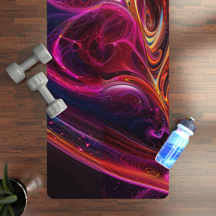 Cosmic Love Swirl - Yoga Mat - Home Decor - g(0D·IO) - 24” x 68” - -