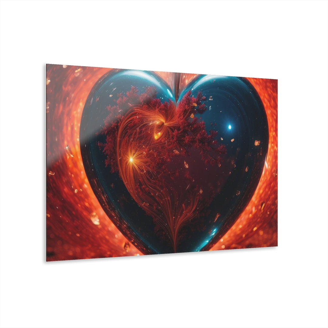 Cosmic Love Vortex - Acrylic Prints (French Cleat Hanging) - Home Decor - g(0D·IO) - 36" x 24" (Horizontal) - 0.25'' -
