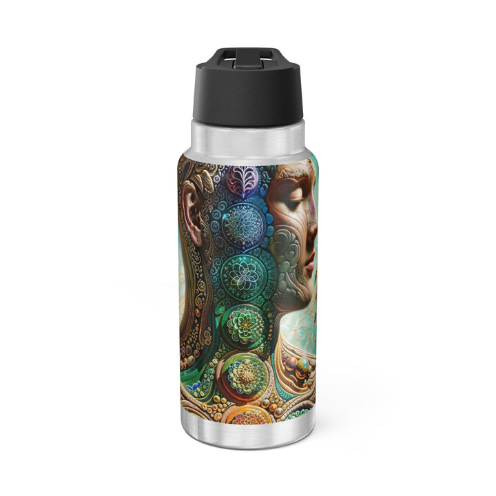 Cosmic Mandala Essence - Gator Tumbler 32oz - Mug - g(0D·IO) - Silver - 32oz -