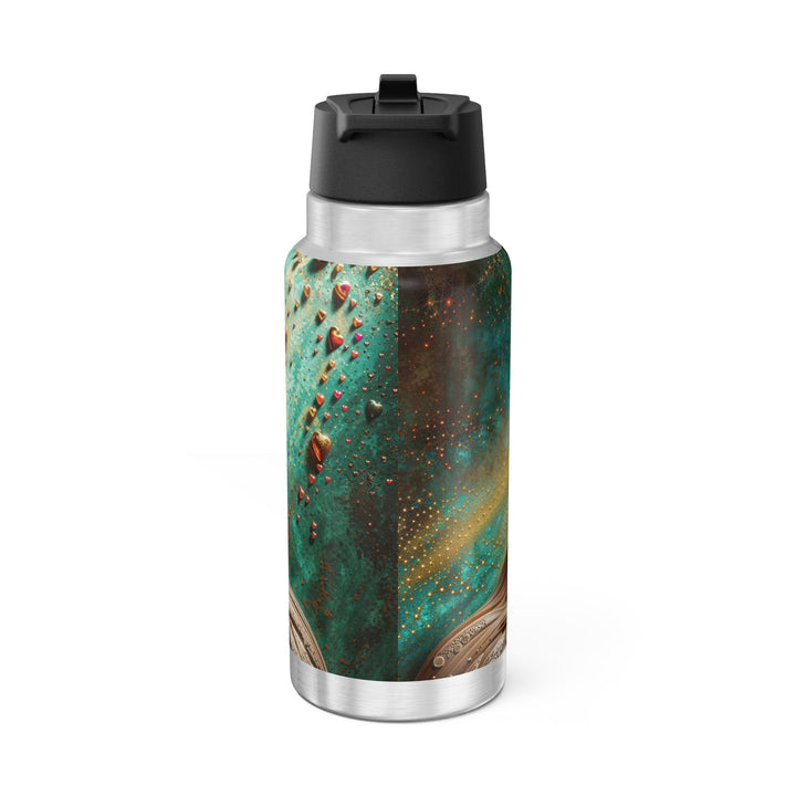 Cosmic Mandala Essence - Gator Tumbler 32oz - Mug - g(0D·IO) - Silver - 32oz -