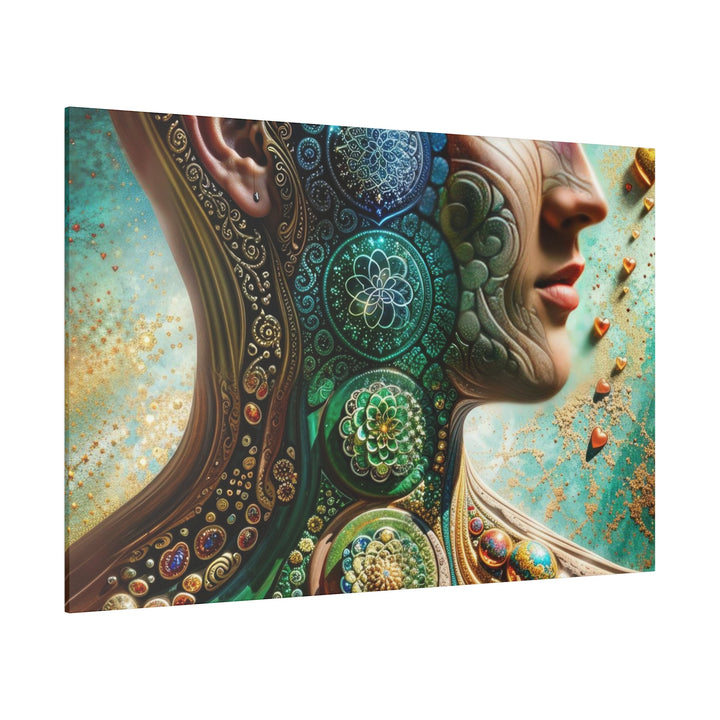 Cosmic Mandala Essence - Matte Canvas - Canvas - g(0D·IO) - 32" x 32" (Square) - 0.75'' -