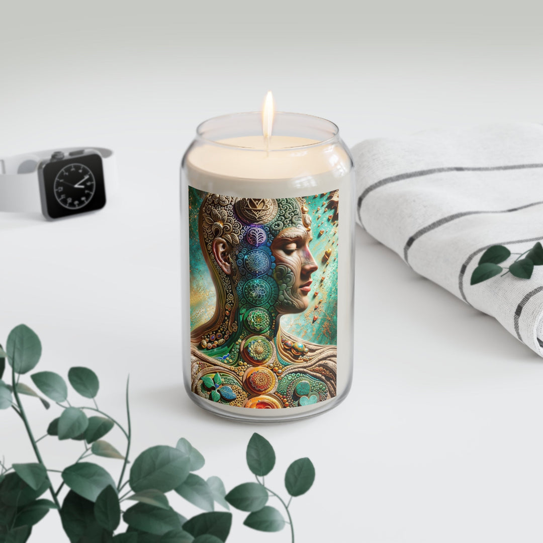 Cosmic Mandala Essence - Scented Candle - Home Decor - g(0D·IO) - Vanilla Bean - 13.75oz -
