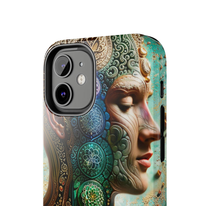 Cosmic Mandala Essence - Tough Phone Case - Phone Case - g(0D·IO) - iPhone 13 Mini - -