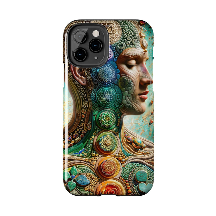 Cosmic Mandala Essence - Tough Phone Case - Phone Case - g(0D·IO) - iPhone 13 Mini - -