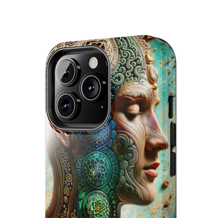 Cosmic Mandala Essence - Tough Phone Case - Phone Case - g(0D·IO) - iPhone 13 Mini - -