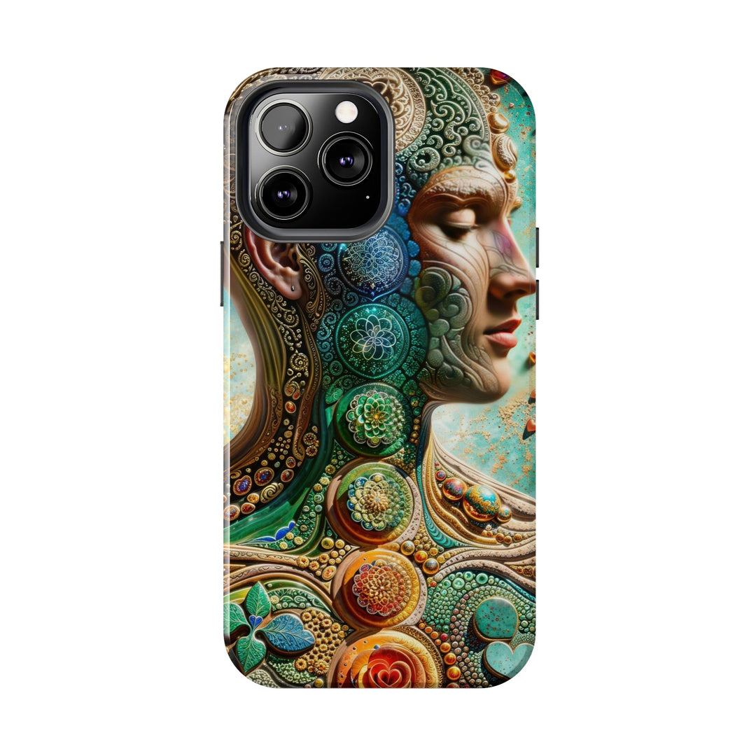 Cosmic Mandala Essence - Tough Phone Case - Phone Case - g(0D·IO) - iPhone 13 Mini - -