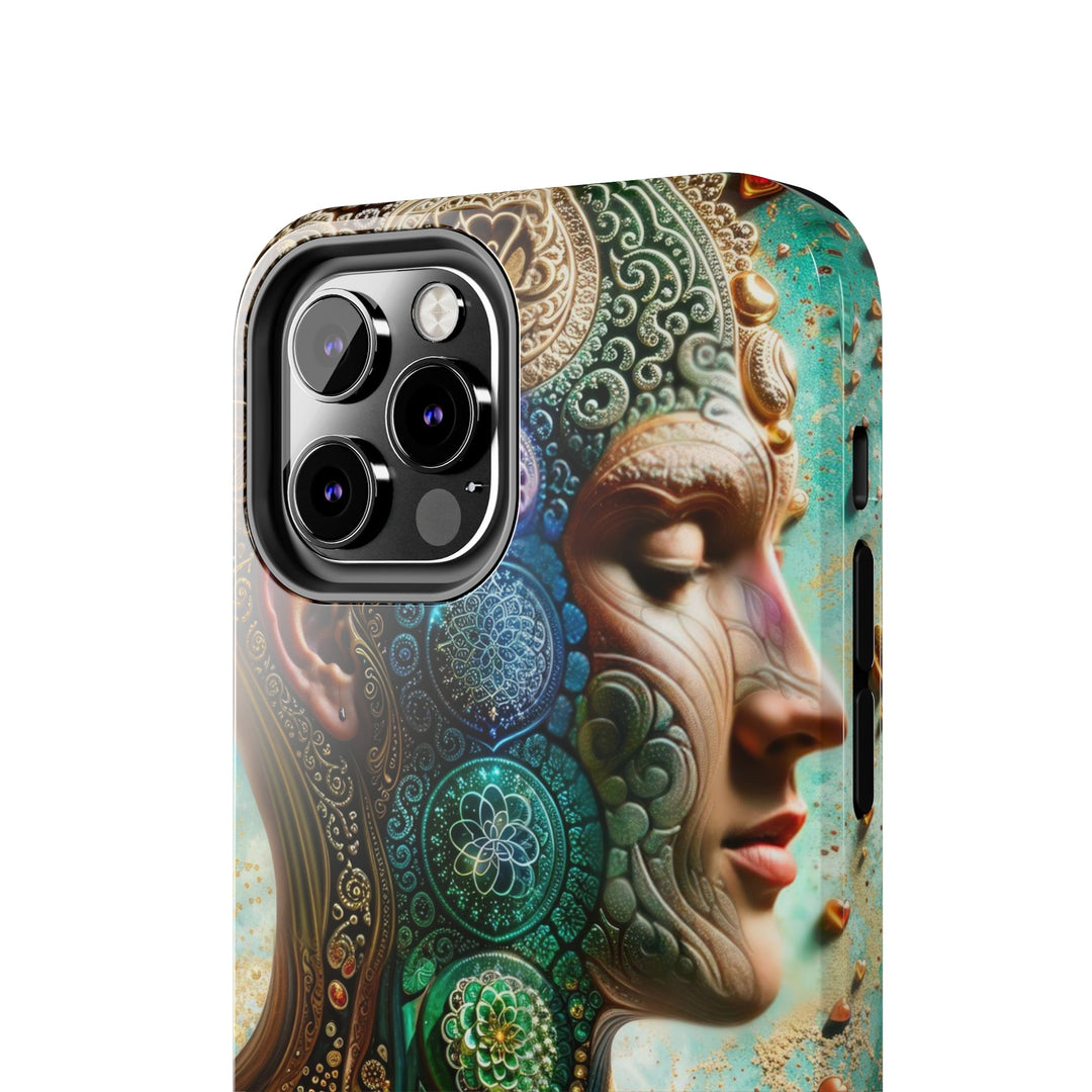 Cosmic Mandala Essence - Tough Phone Case - Phone Case - g(0D·IO) - iPhone 13 Mini - -