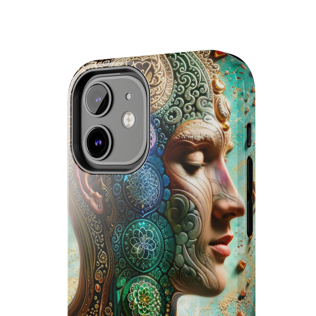 Cosmic Mandala Essence - Tough Phone Case - Phone Case - g(0D·IO) - iPhone 13 Mini - -