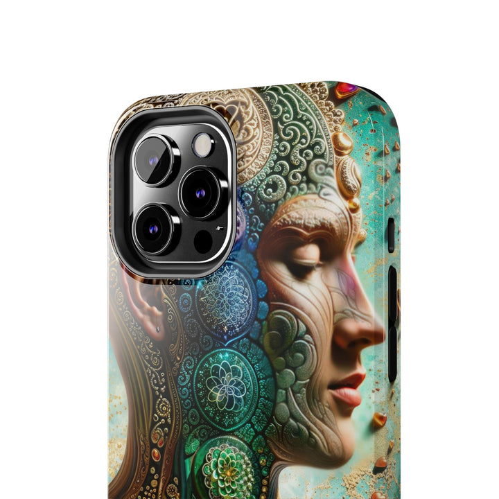 Cosmic Mandala Essence - Tough Phone Case - Phone Case - g(0D·IO) - iPhone 13 Mini - -